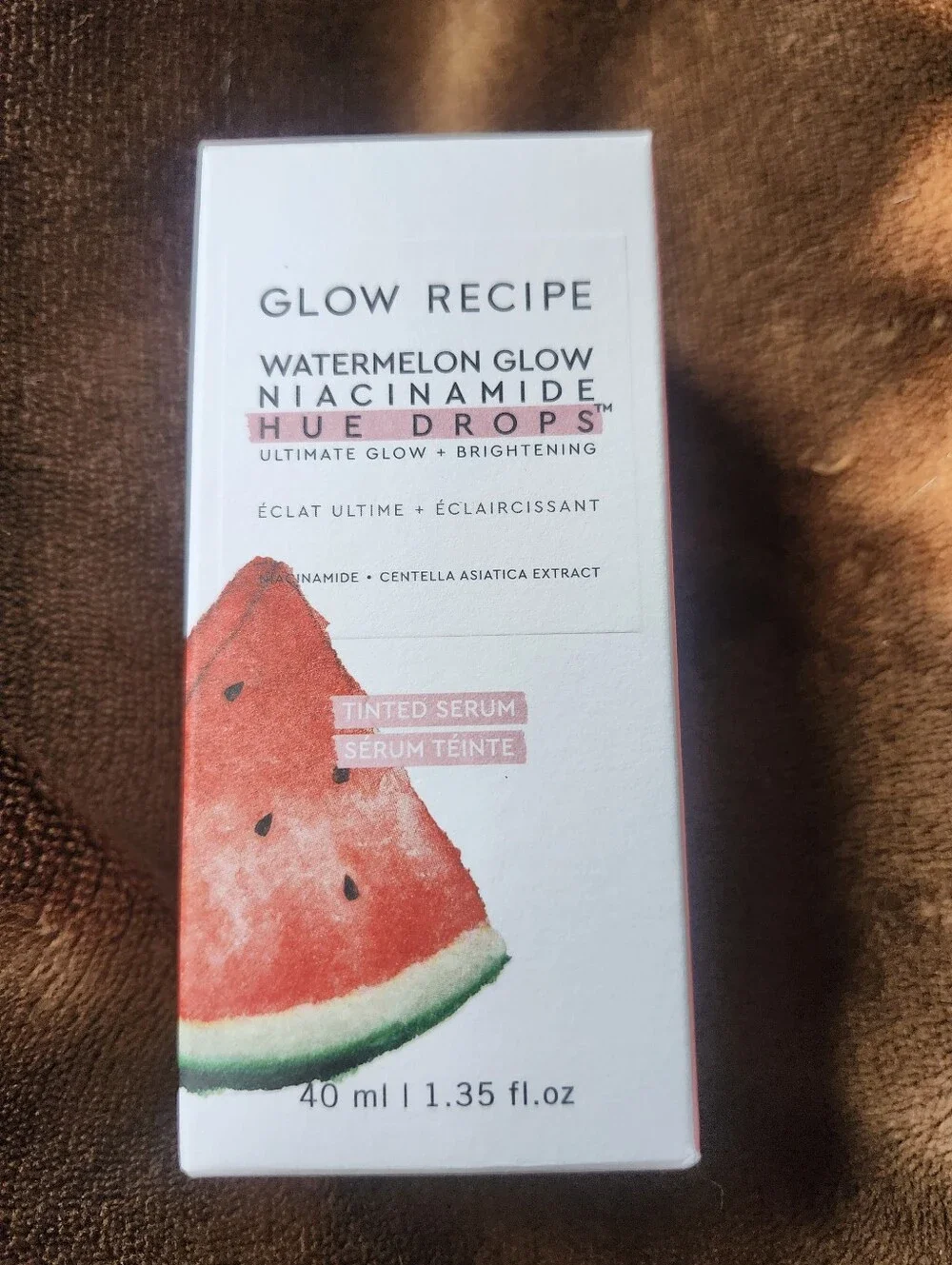 NEW GLOW RECIPE Watermelon Glow Niacinamide Hue Drops in Rosy Glow (Full Size)